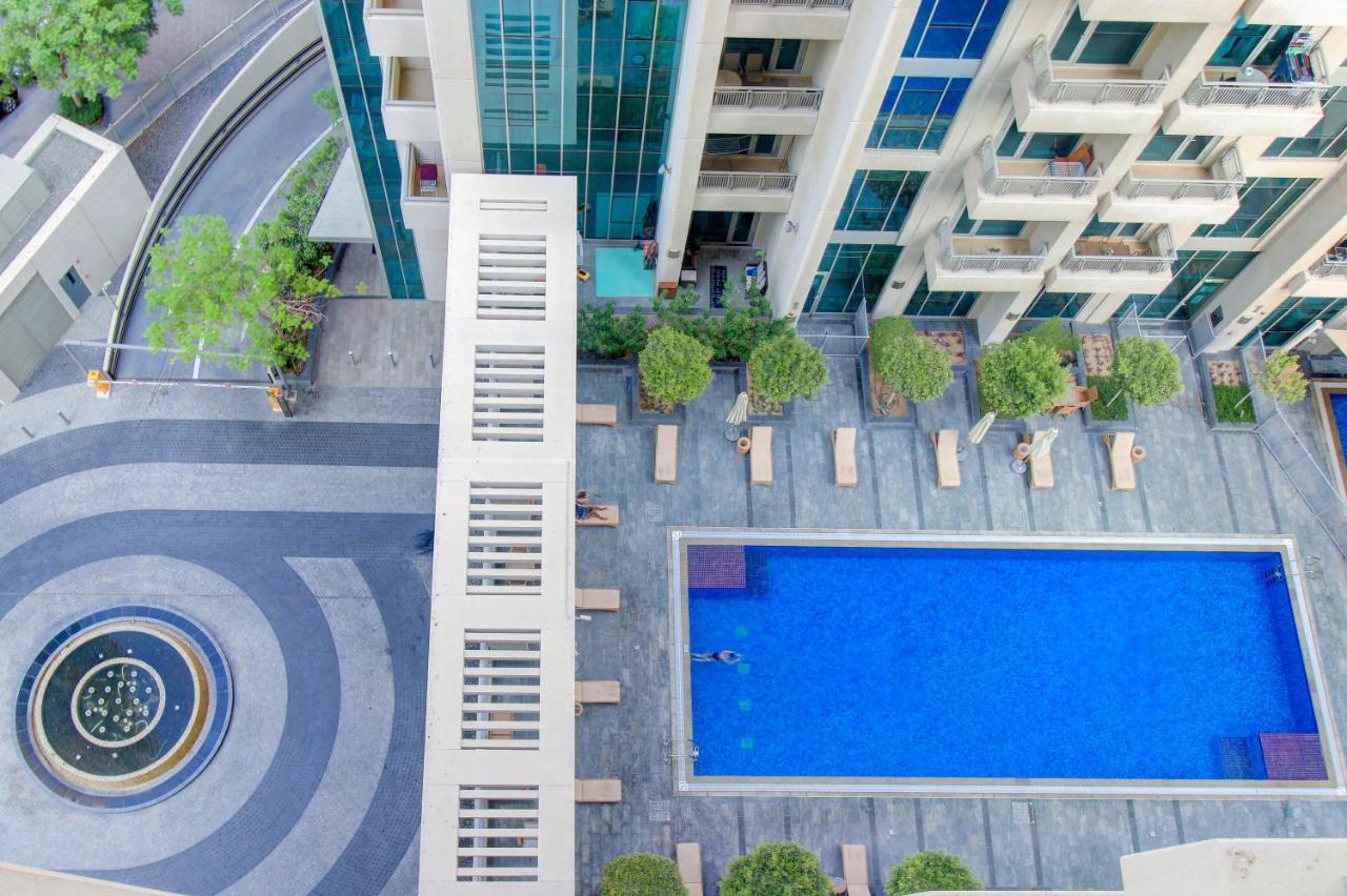 Durrani Homes - Luxurious Studio Near Dubai Mall With Pool View Eksteriør billede
