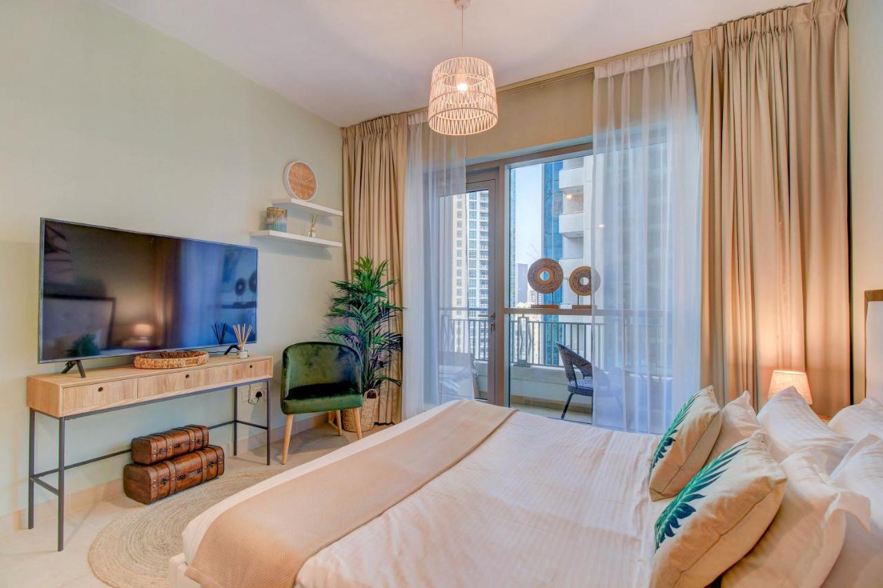 Durrani Homes - Luxurious Studio Near Dubai Mall With Pool View Eksteriør billede