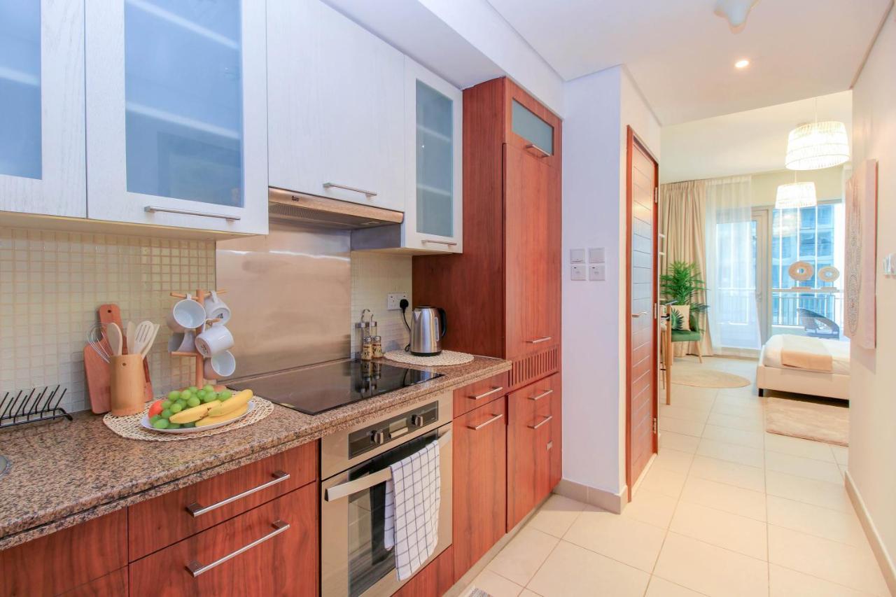 Durrani Homes - Luxurious Studio Near Dubai Mall With Pool View Eksteriør billede