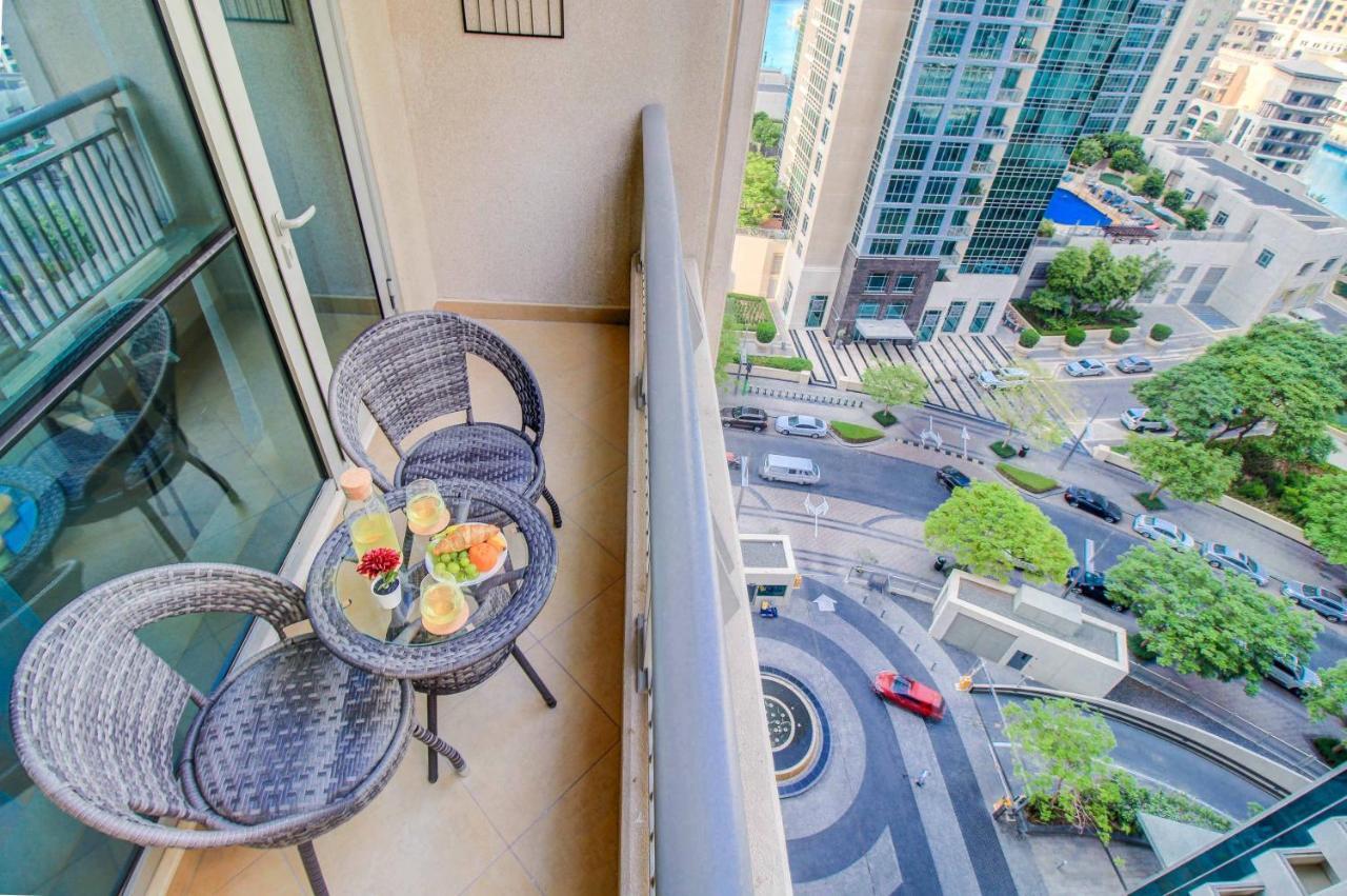 Durrani Homes - Luxurious Studio Near Dubai Mall With Pool View Eksteriør billede